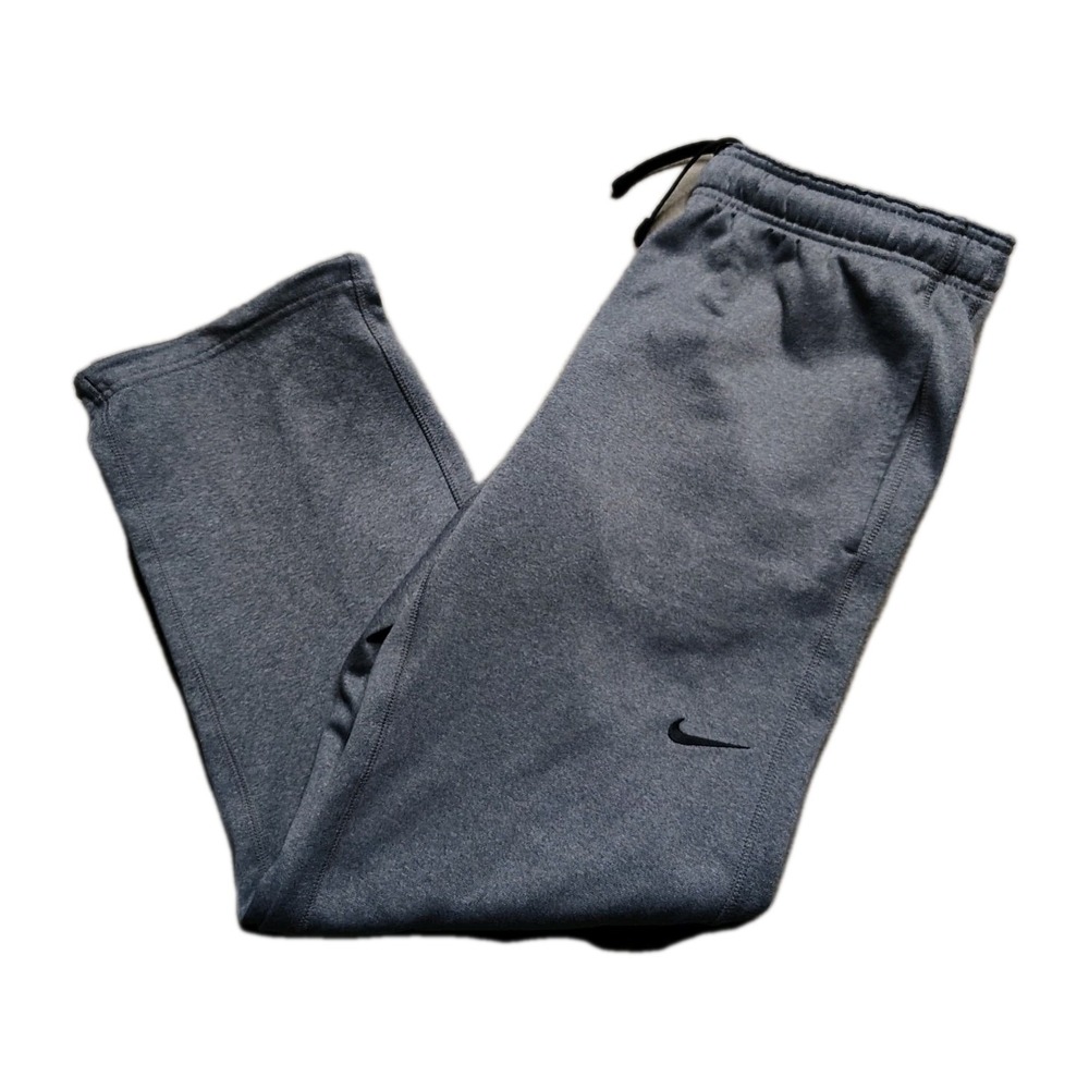 Men's Nike Therma Fit Knockout Gray Baggy Sweatpants Size Small 379431-091